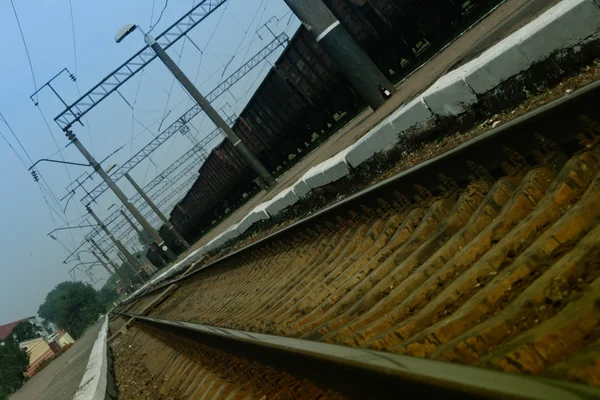 Železniční stanice — Stock fotografie