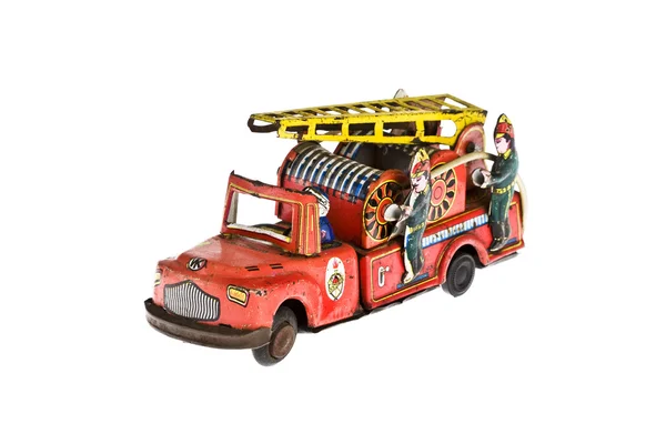 Олово іграшка - пожежна служба — стокове фото