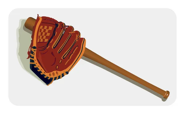 Baseball_glove_fourbat — стоковий вектор
