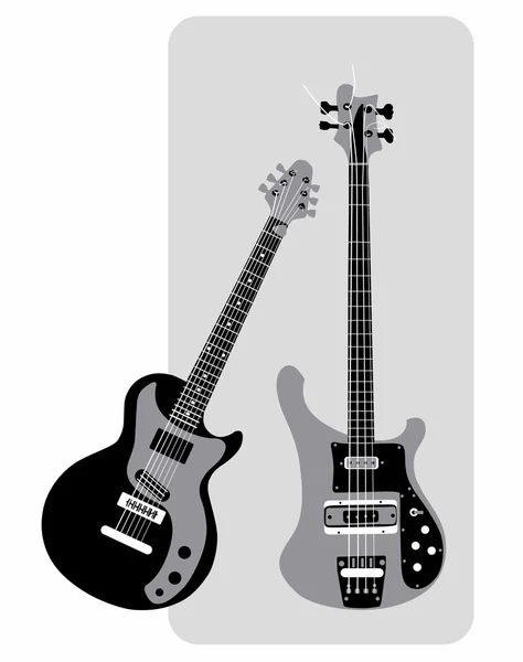 Guitarras — Archivo Imágenes Vectoriales