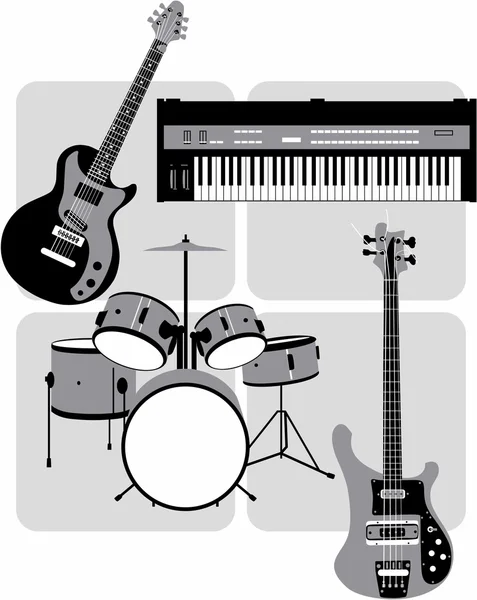 Music_instruments — Stock Vector
