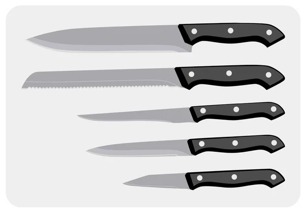 Cuchillos — Vector de stock