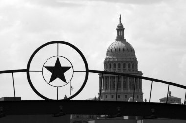 State Capitol Building in Downtown Austin, Texas clipart