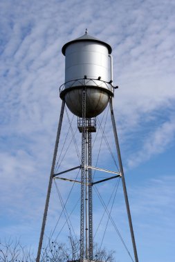 Old Metal Water Tower clipart