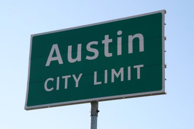 Austin şehir sınırı işareti