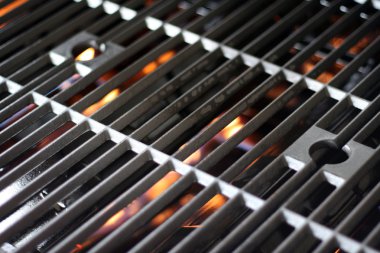 Hot Grill and Fire clipart
