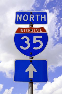 Highway 35 Road Sign clipart