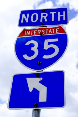 Highway 35 Road Sign clipart