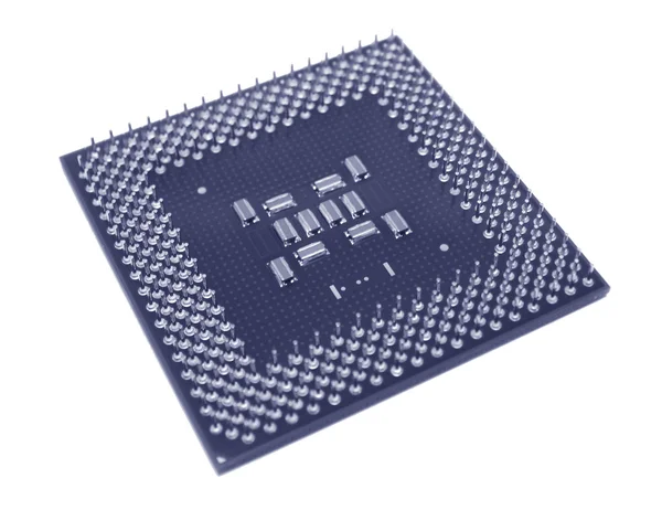 CPU azul — Fotografia de Stock