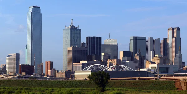 Panorámica Dallas Texas Skyline — Foto de Stock