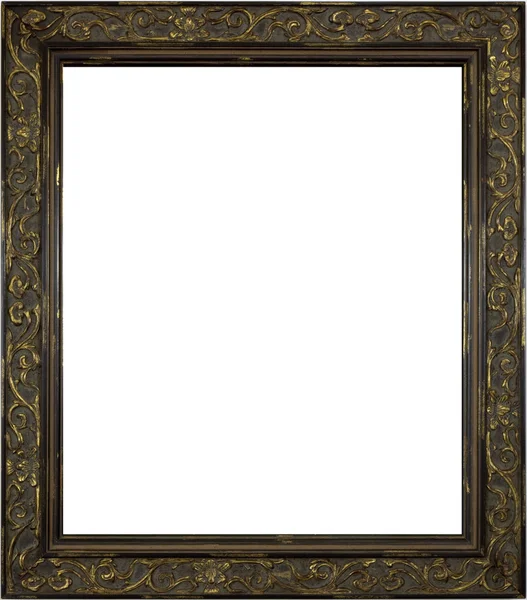 Wooden Picture Frame on White — Stock Photo, Image