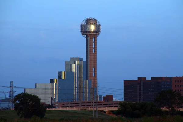 Dallas Teksas Skyline — Stok fotoğraf