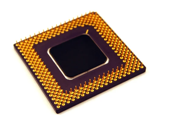 CPU de computadora aislada en blanco —  Fotos de Stock