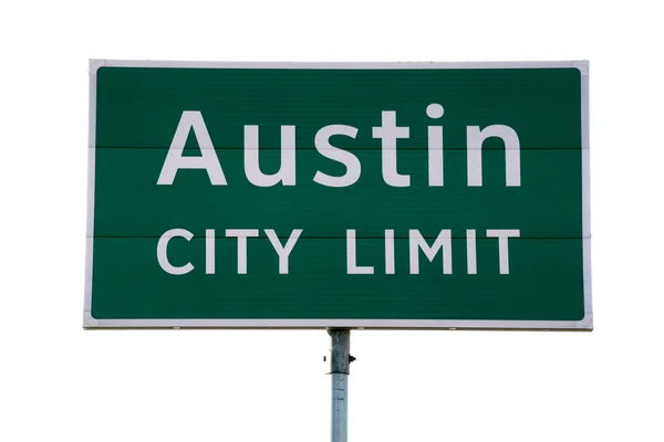 Austin şehir sınırı işareti — Stok fotoğraf