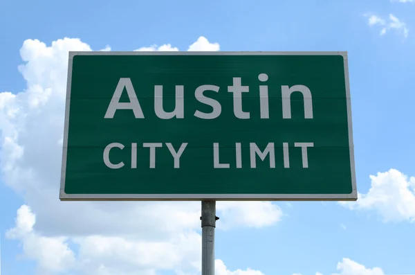 Límite de la ciudad de Austin — Foto de Stock