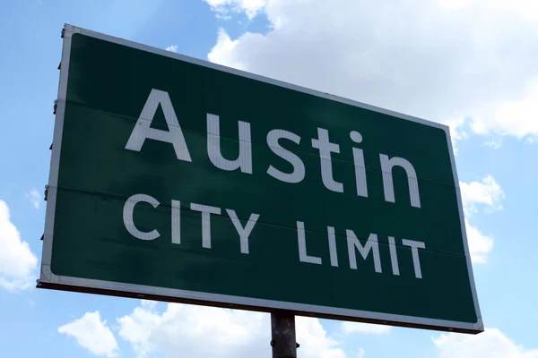 Límite de la ciudad de Austin — Foto de Stock