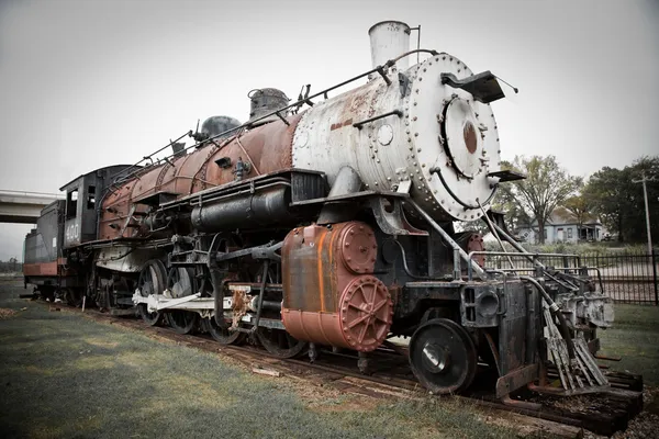 古老的蒸汽火车 图库图片
