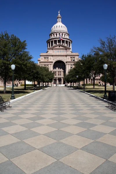 Entrée du bâtiment du Capitole du Texas Photo De Stock