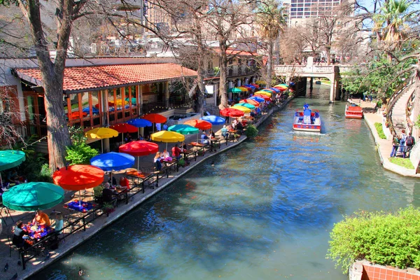 Paseo fluvial de San Antonio Imágenes de stock libres de derechos