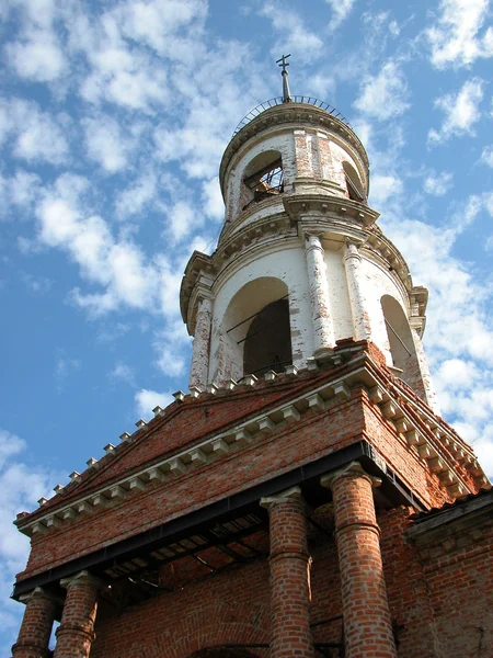 Belltower na restaurování. — Stock fotografie