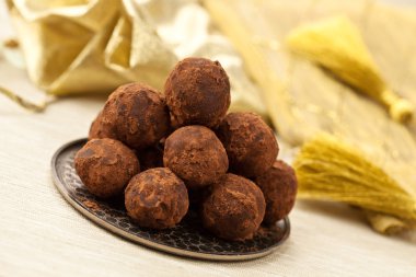 Chocolate truffles clipart