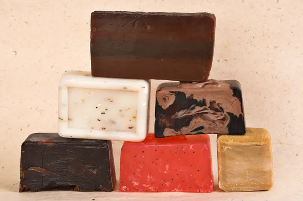Ręcznie robione mydełka — Zdjęcie stockowe