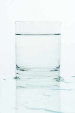 Glass full of water clipart