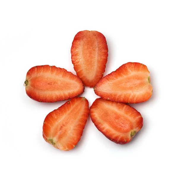 Strawberry slices — Stock Photo, Image