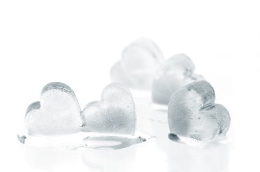 Ice hearts clipart