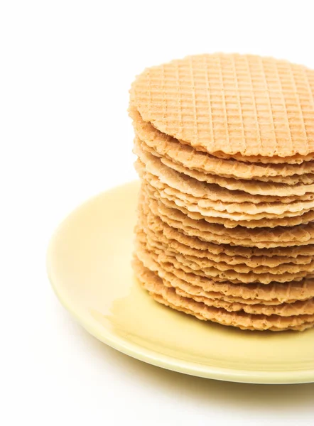 Waffles on a plate — Stock Photo, Image