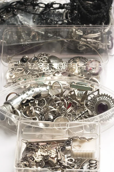 stock image Silver jewelry