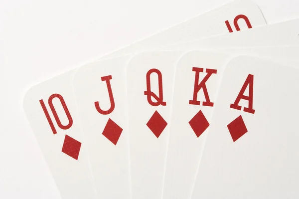 Poker - royal flush — Stock Photo, Image