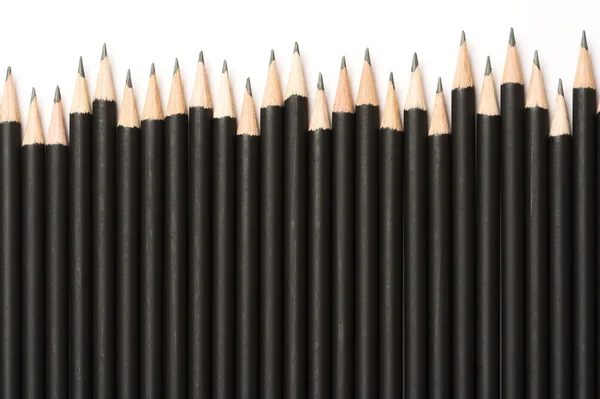 stock image Black graphite pencils
