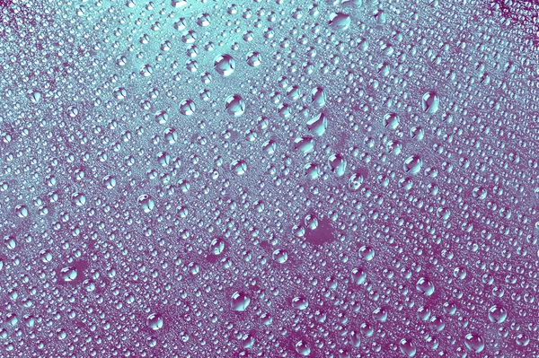 Purple-blue water drops — Stock Photo, Image