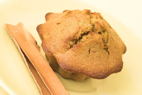 Muffin com canela — Fotografia de Stock