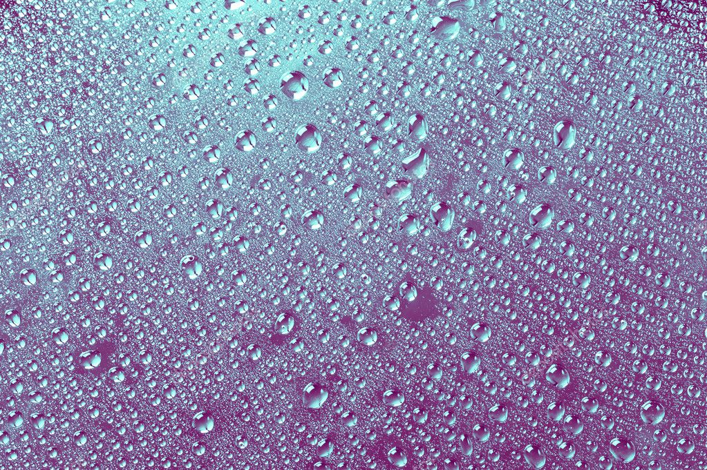 Purple-blue water drops — Stock Photo © de-kay #1438246