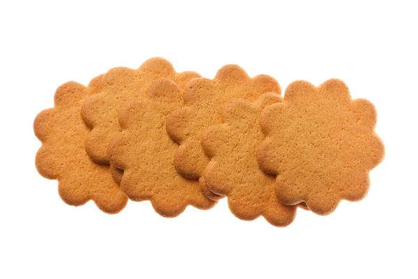 Flower shaped sugar cookies — Stock Photo, Image
