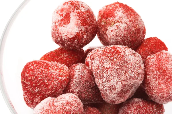 Tiefkühl-Erdbeere — Stockfoto