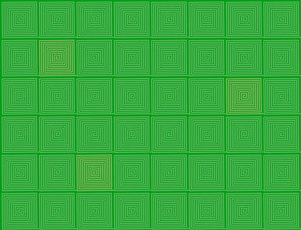 Spirales abstraites fond vert — Image vectorielle