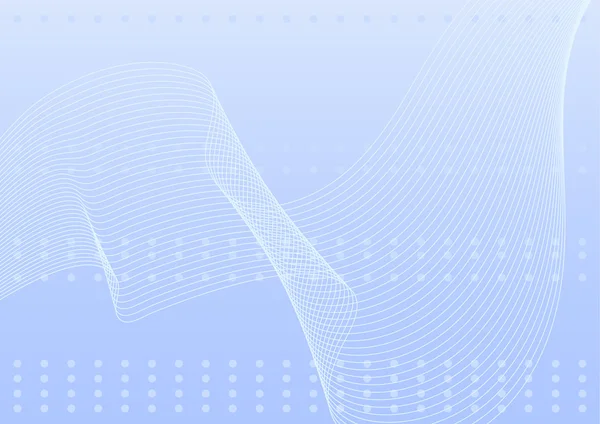 蓝色波浪抽象背景 — 图库矢量图片