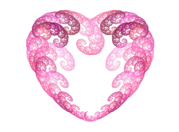 Spirals and swirls heart — Stock Photo, Image