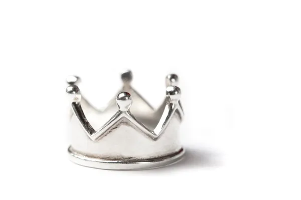 Zilveren kroon — Stockfoto