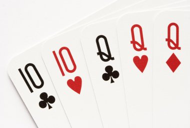 Poker - full house clipart