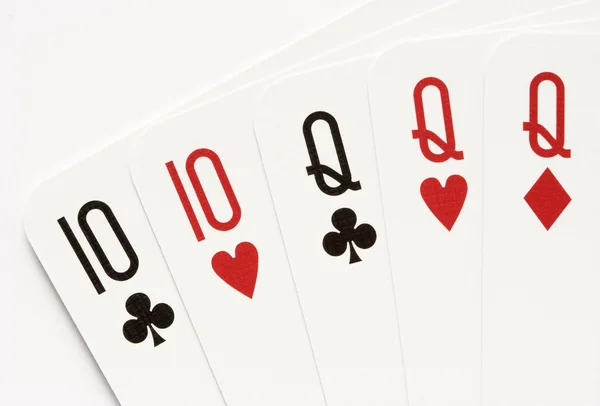 Poker - fullt hus — Stockfoto