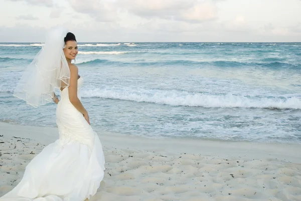 Caraibi spiaggia matrimonio — Foto Stock