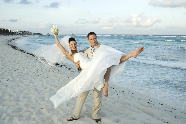 Caribbean beach bröllop — Stockfoto