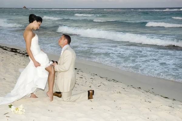 Caribe praia casamento — Fotografia de Stock