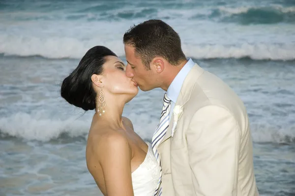 Karaibska plaża ślub — Zdjęcie stockowe