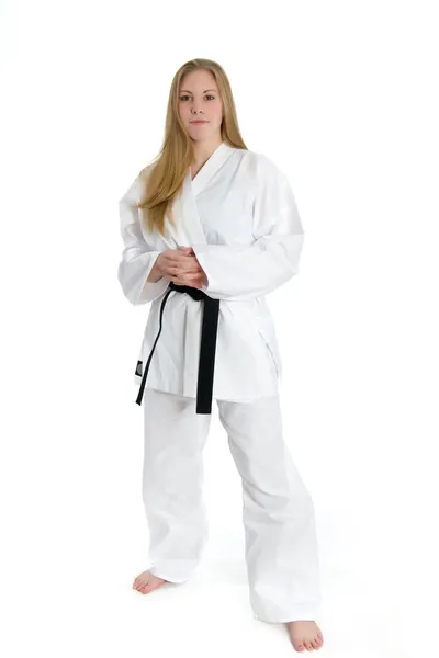 Vrouw van het martial arts — Stockfoto