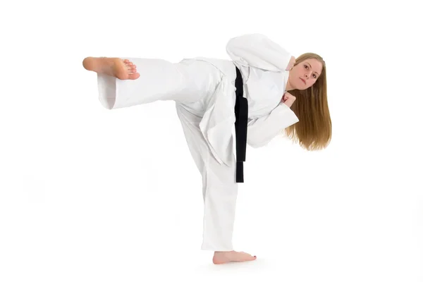 Vrouw van het martial arts — Stockfoto